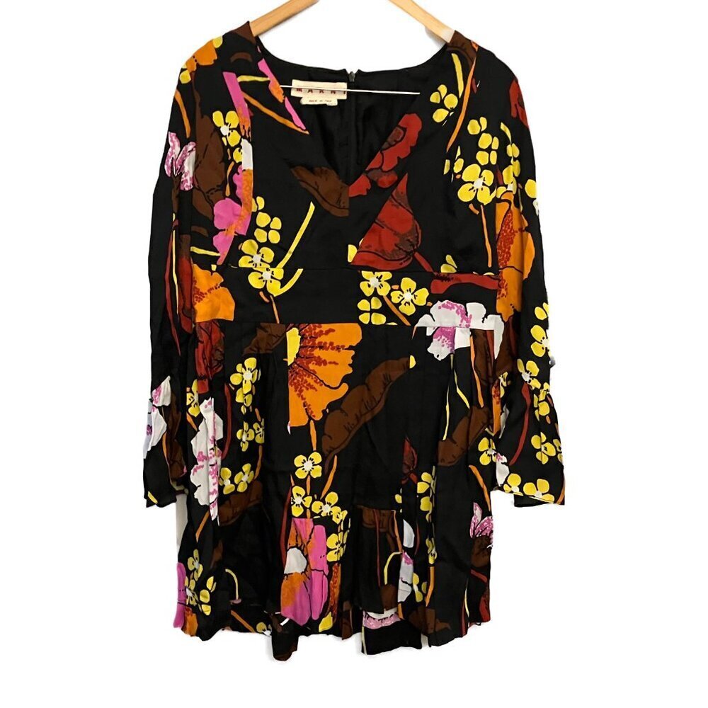 NWOT Marni Floral Bell Sleeve Dress